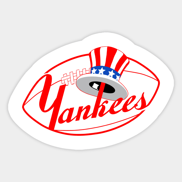 New York Yankees Football Sticker by DarthBrooks